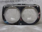 Harley '88 Flt Chrome Headlight Trim Plate, 58460-80, Nice Shape, #4460. Fixed Price $50.00.