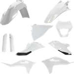 Acerbis 2872811035 Full Plastic Kit White/black. Fixed Price $205.95.