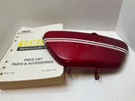 Yamaha 1969 1970 1971 DS6 250 Left Side Frame Cover Red. Fixed Price $49.99.