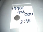 Nos Honda Cbx CB1100F CB900 14905-422-000 Shim, Tappet (2.40). Fixed Price $12.99.