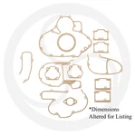Kawasaki Samurai Avenger A1 A7 Carb Intake Base Engine Cover Gasket Set Kit. Fixed Price $35.00.
