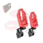 25MM Lower Red Buzz Rider Front Footpegs For Cf Moto 650TR-G 18-23 22 21 20 19. Fixed Price $99.78.