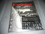 Nos Honda TRX250EX 2001-2002 Oem Factory Service Manual 61HN600. Fixed Price $99.99.