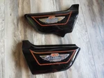1980 Kawasaki KZ1000G Classic Black L&r Side Cover Panels K62. Fixed Price $400.00.