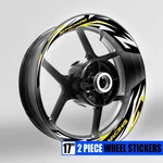 S04B Yellow 2-PIECE Wheel Stickers For Versys 650 13 14 15 16 17 18 19 20 21 22. Fixed Price $32.46.