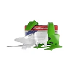 Polisport Plastic Kit Kawasaki KX125-250 99-02 Green/white. Fixed Price $147.35.