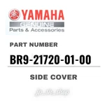 Yamaha Genuine Oem Parts Side Cover BR9-21720-01-00 For YZ250F. Fixed Price $106.90.
