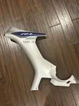 New Oem 2015-19 Yamaha Yzf R1 Left Side Upper Mid Fairing Outer Silver Blue. Fixed Price $349.98.