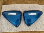 Triumph Adventurer MK1 Side Panels T2303422-JK /T2303420-JK Badges T3900068. Fixed Price $379.05.