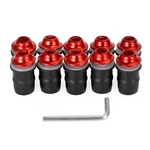 Motorcycle Wind Screen Shield Alu M5X16MM Screw Bolt Washers Kit Red 10 Pack. Fixed Price $10.65.