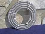 5' Stainless Braided 3/8" Oil Line For Harley Custom Choppers. Fixed Price $39.00.