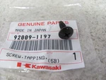 Nos Oem Kawasaki Screw 1984-1999 ZX1100-D7L KX80-R6 ZX900-A1 92009-1197. Fixed Price $6.99.