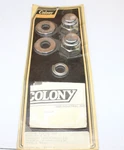 Colony Chrome Cap Rear Axle Nut Kit 8607-6 1973UP Shovelhead 1979UP New. Fixed Price $25.00.