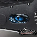 Harley Davidson 1986-2006 Dyna Softail Oval Inspection Cover Blue Dragon Eye. Fixed Price $79.99.