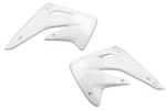 Ufo White Radiator Shroud Set 03-07 CR85. Fixed Price $37.95.