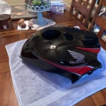 2007-2012 Honda Cbr 600RR Oem Fuel Tank Cover Gas Body Panel Black/red. Fixed Price $150.00.