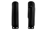 Ufo Black Lower Fork Guards 02-26 SX65 & MC65. Fixed Price $19.95.