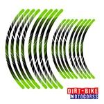 Green Line 02 Mx Wheel Rim Sticker Decals For Honda Xr 650L 2012-20 16 17 18 19. Fixed Price $28.76.