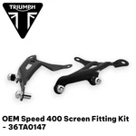 Oem Triumph Speed 400 Flyscreen Mounting Kit - 36TA0147. Fixed Price $50.00.