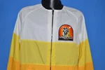 Vintage 70S Armor All Nylon Car Racing Race Striped Rainbow Wind Jacket Large. Fixed Price $104.40.