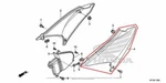 New Oem Honda Left Side Cover White. Fixed Price $34.95.
