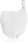 Factory Effex White Plastic Front Number Plate (11-73336). Fixed Price $29.67.