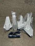 Cycra Powerflow Body Kit Oem Husqvarna White/blue 1CYC-9321-02. Fixed Price $175.00.
