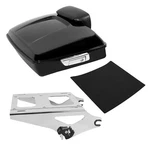Chopped Luggage Trunk Backrest & Chrome Mount Rack For Harley-davidson 2014-UP. Fixed Price $231.82.