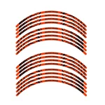 Orange Wild Wheel Sticker 17 Inch Rim For Triumph Street Cup 18 19. Fixed Price $29.84.