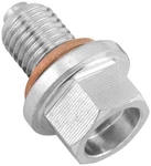 Bikemaster Steel Magnetic Oil Drain Plug 12MM X 1.5 Stainless 151681. Fixed Price $17.99.