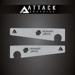 Attack Graphics Renegade Swing Arm Decal Grey 2071260006. Fixed Price $20.91.