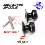 Black M6 Rear Swing Arm Spools For Yamaha MT-03 04-13 12 11 10 09. Fixed Price $43.16.