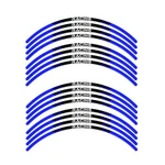 Blue STRIPE3 17 Inch Edge Rim Sticker For Yamaha MT07 18 19 20 21. Fixed Price $33.87.
