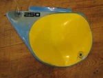 1977-79 Yamaha IT400 Left Plastic Side Cover Blue Panel Oem Lh. Fixed Price $99.99.