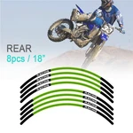 21" 18" A01B Stripe Dirt Bike Wheel Rim Stickers For Bmw G650 X Challenge 07-08. Fixed Price $23.14.