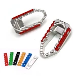 Cnc Silver Wide Touring Rider Front Foot Pegs For Yamaha BT1100 Bulldog All Year. Fixed Price $62.20.