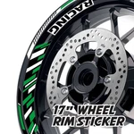 White Wheel Stickers Rim GP16 For Kawasaki Z800 13-2018 14 15 17. Fixed Price $32.82.