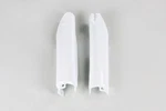 Ufo White Front Fork Slider Guards Protectors Honda CR125/250/500, CRF250/450. Fixed Price $34.95.