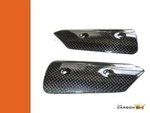 Aprilia Rsvr 2004-10 Carbon Exhaust Guards Heat Shields Plain Gloss Weave. Fixed Price $74.06.