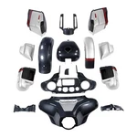 Fairings Body For Harley Cvo Street Glide 2014-24 Charred Steel Lightning Silver. Fixed Price $2120.99.