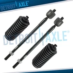 4PC Inner Tie Rod + Rack Boot Kit For 04 05 2006 2007 - 2012 Mitsubishi Galant. Fixed Price $26.57.