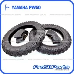 1981-2018 Yamaha PW50 PEEWEE50 Front Rear Tyre Tube 2.50-10" (2 Sets). Fixed Price $64.35.