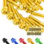 Gold Crankcase Engine Cover Bolts For Honda CB300R 18 19 20. Fixed Price $57.06.