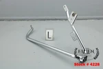 2012 Harley Street Glide Left Saddlebag Support Mount Bracket Chrome #4228. Fixed Price $29.99.