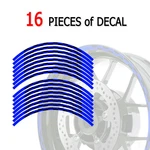 For Yamaha Xsr 700 16-24 23 22 21 20 Wheel Edge Rim Stickers 17 Inch C02B Blue. Fixed Price $27.85.