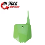Ufo Green Front Number Plate For KLX110, KX65, RM65 KA03732-026. Fixed Price $25.90.