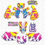 1996 -1998 Suzuki Retro Graphics Kit Decals Dirtbike RM250. Fixed Price $179.99.