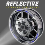 A01B Green Blue Reflective Rim Stickers For Gsf 650 600 Bandit 08 09 10 11 12. Fixed Price $32.87.
