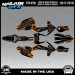 Graphics Kit For Ktm 150-300XC-W, 250-500EXC-F (2017-2019) Twitch-orange. Fixed Price $134.99.