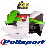 Polisport Plastics Box Kit For Kawasaki 450F Kxf Oem Colours 2013-2015. Fixed Price $151.83.